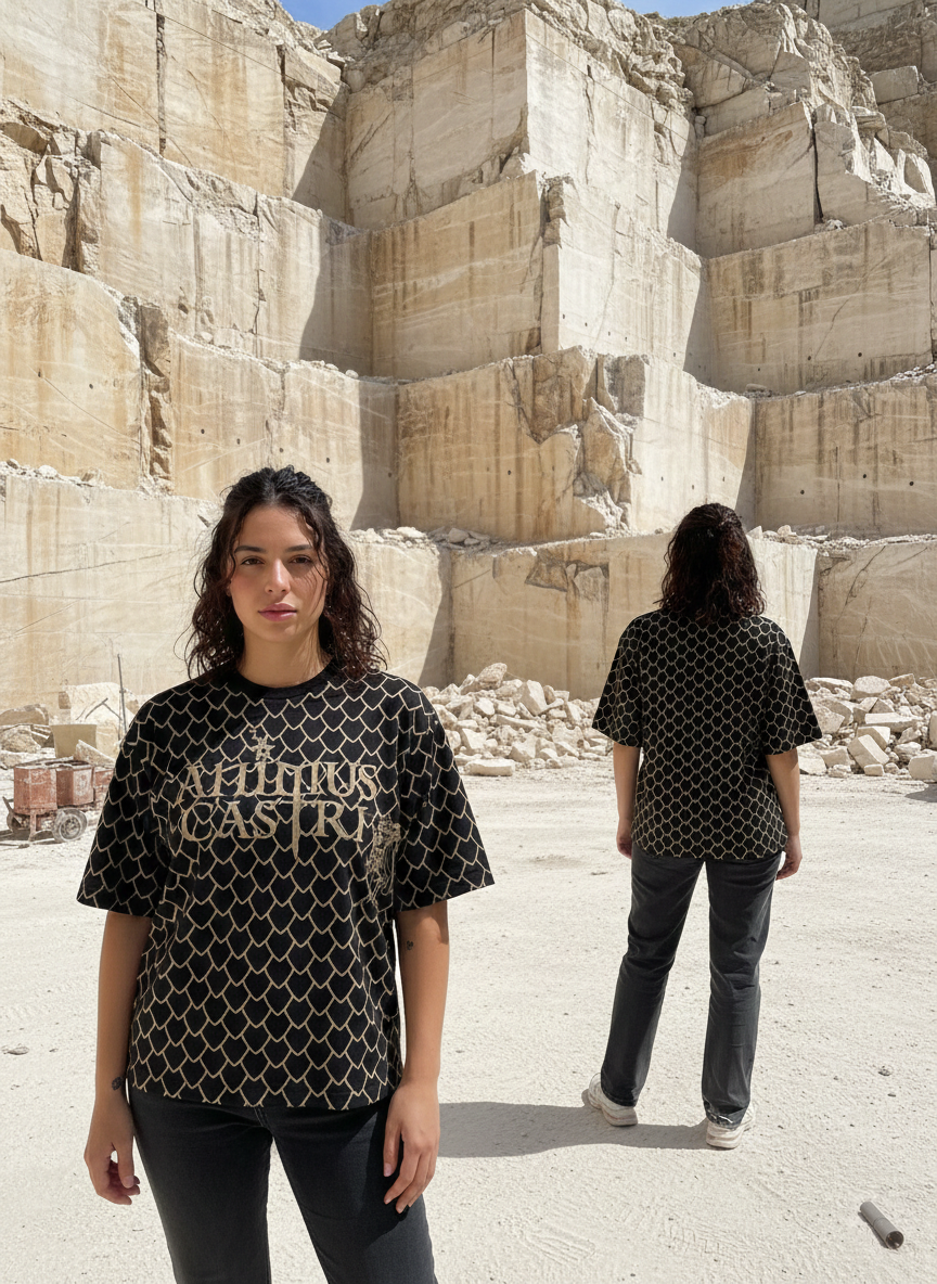 T-shirt Animus Castri effetto Laser